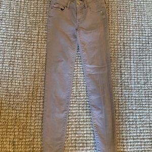 American Eagle Light Pink/Gray Jeans- 0